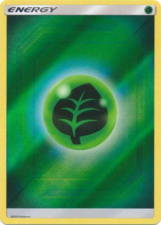 Hidden Fates Grass Energy [Reverse Holo] Pokémon card